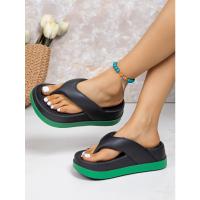 Sandalias de Verano 2025 para Mujer Suela Gruesa de Goma Natural Estilo Sencillo de Dedillo - details 3