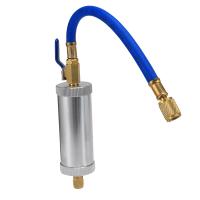 Inyector de tinte para aire acondicionado de coche, inyección de aceite R12, R134A, R22, tubo de relleno de refrigerante líquido puro de 2 onzas, azul - details 7