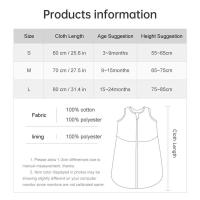 Saco de dormir para bebé Doudou, sensación suave, estampado de concha de estrella, para otoño y primeros 24 meses - details 11