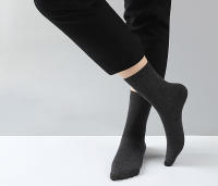 Calcetines finos de algodón para hombre, medias suaves y transpirables, color blanco y negro, 5 pares - details 4
