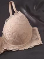 Sujetadores Push Up De Encaje De Contraste, Sujetador Íntimo Cómodo Y Transpirable, Lencería Y Ropa Interior para Mujer, 5 piezas - details 1