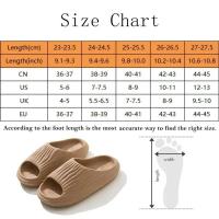 Deslizadores de plataforma gruesa Eva, zapatillas de interior suaves y cómodas para mujer - details 0