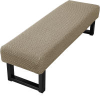 Funda elástica de Jacquard para banco de comedor, funda extraíble antipolvo para sala de estar, Protector de asiento de banco lavable - details 11