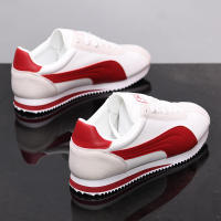 Primavera Verano pareja gruesa Agan hombres mujeres moda zapatillas blancas deportes Casual suela suave zapatos My23012 - details 6