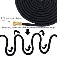 Manguera de jardín Flexible, tubo de riego de jardín, doble látex, alta presión - details 0