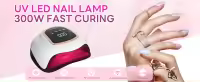 Lámpara de uñas LED Lámpara secadora de uñas LED UV profesional de 300 W con sensor automático, 4 temporizadores, salón de manicura/pedicura - details 0