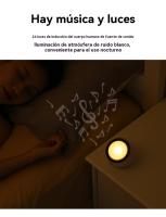 Musica para dormir inteligente luz nocturna infantil ruido blanco adultos - details 1