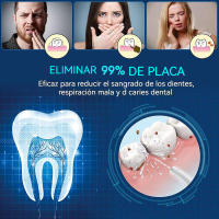 FC169 Ultrasonic Oral Irrigator Water Jet Flosser 600ML Water Tank Jet Tips Teeth Cleaner Dental Water Flosser 7 Nozzle - details 5
