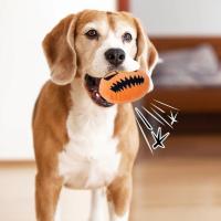 Juguete de Mordedura de Calabaza de Halloween Bola de Masticación de Peluche Suave para Perros - details 6