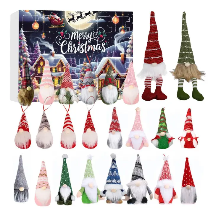 Calendario de Aventuras de Gnomos 2024 Conteo de 24 Días hasta Navidad - 1