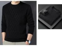Suéter informal para hombre, Jersey de punto grueso, suéter de moda para hombre, Top cálido de otoño e invierno 4XL - details 10