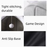 Casa De Gato Cama Para Mascotas Invierno Cálido Plegable Y Lavable Tent De Cueva Para Gatos Pequeños Y Perros Cama De Algodón 100% - details 3