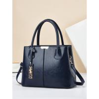 SOMY Bolsos Retro de Color sólido para mujer, elegante bolso cruzado de cuero PU, monederos de oficina y trabajo de moda - details 9