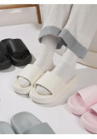 Simple de fondo grueso zapatillas frescas de los hombres de verano nuevo hogar baño de color sólido baño de una palabra de arrastre de las mujeres desgaste exterior - details 9