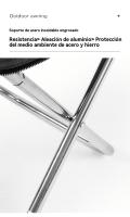 Silla plegable ligera multifunción familiares party camping al aire libre - details 6
