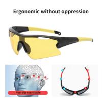 Gafas de sol polarizadas UV400 para ciclismo, lentes HD a prueba de viento, resistentes a los rayos UV, gafas de ciclismo cómodas y ligeras para deportes al aire libre - details 6