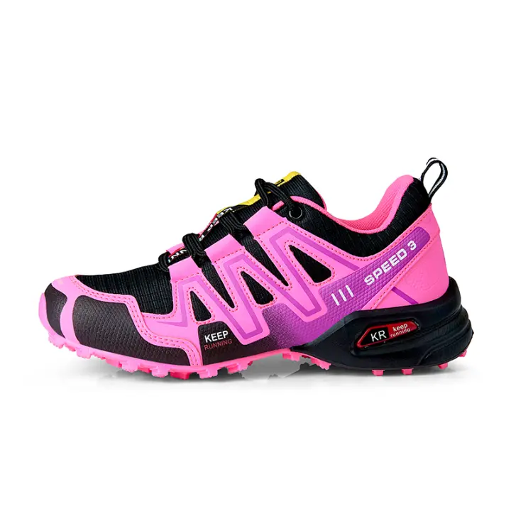 Zapatillas de senderismo impermeables antideslizantes para mujer, zapatos de tenis ligeros para el trabajo, zapatos de Trekking para caminar - 1