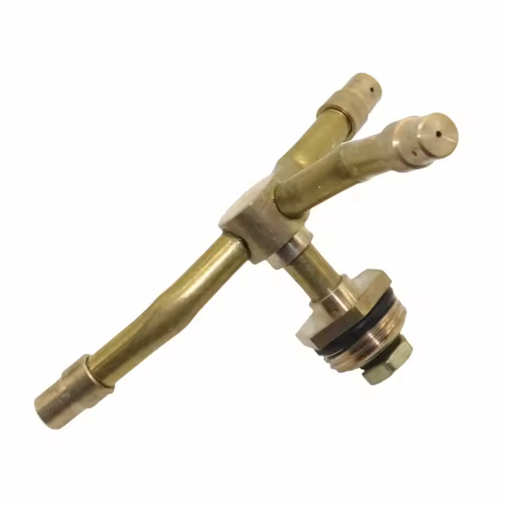 Aspersor giratorio automático de 2/3/4 brazos, rociador automático de 1/2 pulgadas y 360 grados, cabezales de aspersor de riego de latón - 1