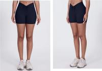 SHINBENE-pantalones cortos deportivos Super Cloud para gimnasio, Shorts sexys de cintura alta con cordones para Yoga, entrenamiento, correr, 4 ", 2,0 - details 5
