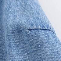 BUNO-moda para mujer, Mini monos con cremallera y espalda descubierta azul vaquero, monos Vintage con tirantes finos y cuello cuadrado, monos elegantes para mujer - details 5