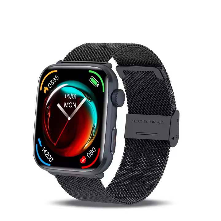 2025 Nuevo reloj inteligente NFC Seguimiento del sueño Salud Presión arterial Lipidos en la sangre Frecuencia cardíaca Llamada Bluetooth Reloj inteligente Reloj inteligente para hombres 4mini - 1