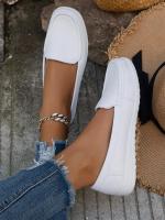 Zapatos de enfermera blancos con tacón de cuña para mujer, suela suave, informales, cómodos, planos, antideslizantes, para verano - details 2