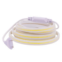 Tira de luces LED COB de alto brillo, cinta de 288leds/M con enchufe europeo de 220V CRI RA90 para iluminación de jardín al aire libre, dormitorio y cocina - details 3
