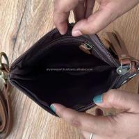 Bolso crossbody de cuero genuino de la muñeca de las mujeres de moda hechas a mano vendedoras calientes, mini bolso del solo hombro - details 5