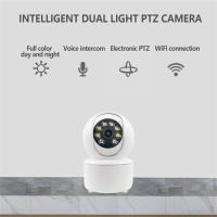 Cámara de vigilancia doméstico interior inalámbrico WIFI Internet remoto inteligente Visión nocturna alarma 360 grados vigilancia - details 12