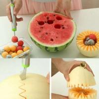 Plato de fruta, cuchillo para tallar, cuchara para melón, cuchara para helado, utensilios de cocina para agua, accesorios, herramientas para rebanar - details 9