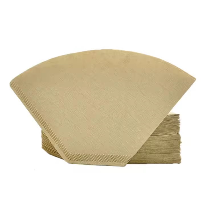Bolsa de filtro de café de goteo manual, filtro de papel, forma de máquina de café, colador sin blanquear, hoja de cafetera - 1
