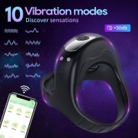 Anillo vibrador Leten para hombres, anillos vibratorios de silicona, vibrador para hombres, retardante de eyaculación, erección más fuerte, Juguetes sexuales para adultos - details 11