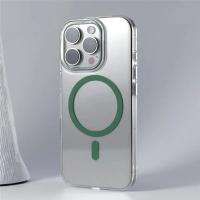 Para Magsafe funda de teléfono transparente para iPhone 16 15 14 13 Pro Max Plus 16e transparente magnético inalámbrico antiarañazos cubierta de PC - details 14