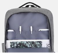Mochila De Negocios multifuncional para hombre, bolsa impermeable para ordenador portátil, con carga USB, informal, de gran capacidad - details 13