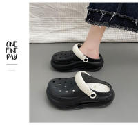 Sandalias de oficina para mujer, de verano, antideslizantes, de suela gruesa, con aumento de altura, de doble uso y punta cerrada. - details 13