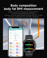 Reloj inteligente ET492 para hombre y mujer, dispositivo con asistente de voz NFC, detección de ritmo cardíaco, llamada de emergencia SOS, linterna, AMOLED, novedad de 2025 - details 11
