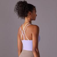 Ropa interior deportiva de realce para mujer, sujetador de Yoga para Fitness, gimnasio, entrenamiento, correr, camiseta sin mang - details 44