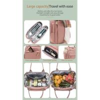 Moda viaje al aire libre bolsa de aislamiento térmico bolsa de almuerzo multifuncional de gran capacidad bolsa de picnic - details 7