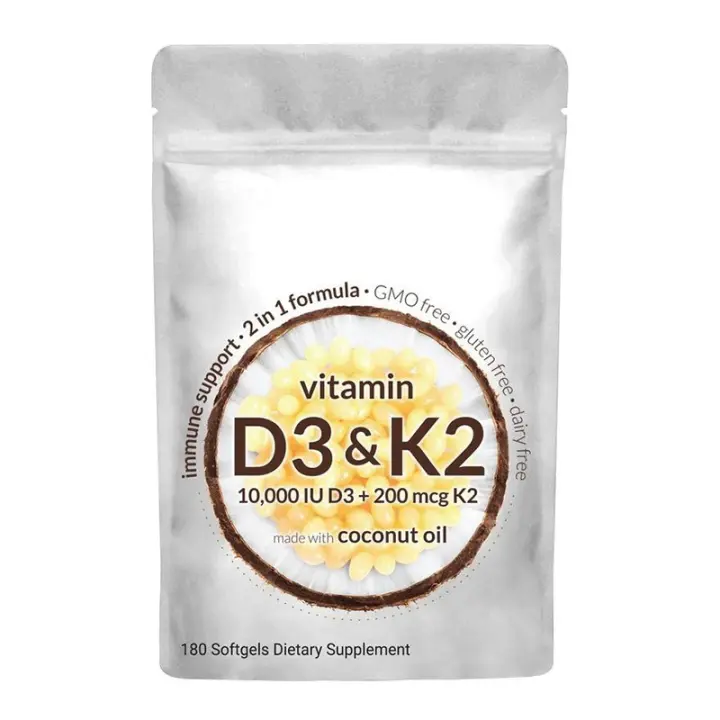 Cápsulas de vitamina D3 + K2 Cápsulas de vitamina D3 + K2 - 1