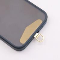 Parche de cordón de Metal para teléfono móvil, tarjeta Universal de acero inoxidable, funda ultrafina antipérdida para teléfono inteligente, Clips de lengüeta de cuerda colgante, 5 uds. - details 3