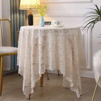 Romántico Ence estilo francés mesa de boda blanca, manteles de mesa de comedor, decoraciones de cocina - details 4
