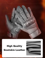 Guantes de Moto Inviernal Impermeables Guantes de Cuero de Cabra Auténticos para Hombres y Mujeres - details 2