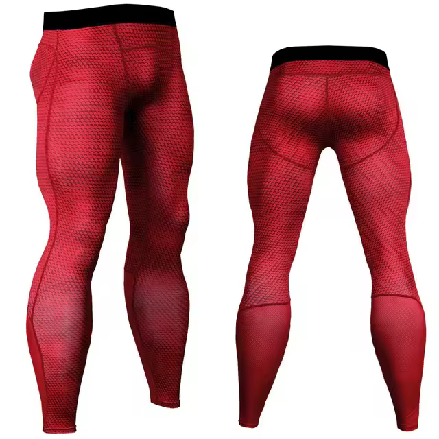 Leggings deportivos para hombre Leggings para hombre Medias de secado rápido - 1