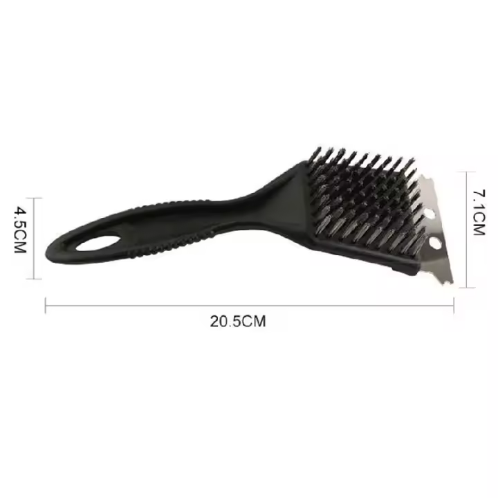 Cepillo de parrilla de acero inoxidable, herramienta de cocina para Kit de Gas, accesorios para barbacoa - 1