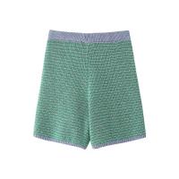 Conjunto de Moda para Mujer OUWU Camisa con Cuello de Raya y Pantalones Cortos Elásticos - details 11