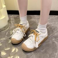 Zapatos informales De malla para mujer, zapatillas Retro transpirables De suela gruesa, De entrenamiento, para verano - details 5