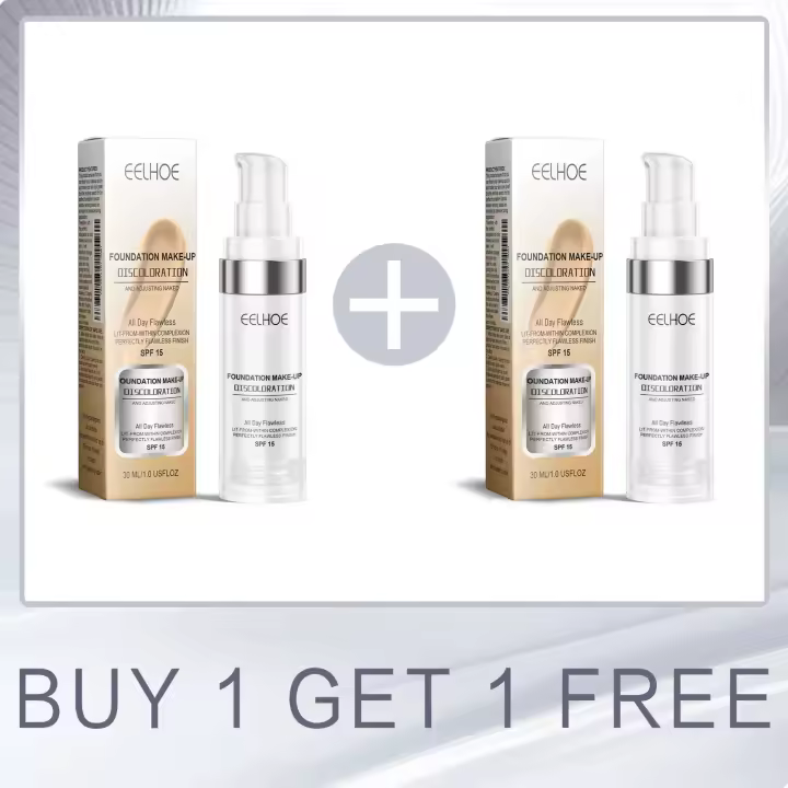 EELOHE base líquida ilumina incluso la piel crema hidratante duradera Control de aceite cuidado de la piel seca a grasa crema correctora facial - 1