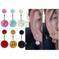 Pendientes de moda para mujer, Piercing de cartílago, Shellhard Barbell, piedra de circón, cristal, Piercing de oreja, Tragus, joyería corporal, 1Pc - details 2