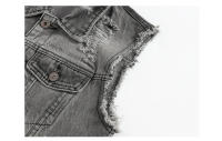 Chaleco rasgado retro sin mangas para hombre Estilo casual con mezcla t para primavera verano otoño Cuidado de la tela lavada a máquina: - details 4