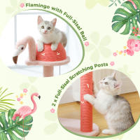 PAWZ Road Árbol de Calzado para Gatos 4 Niveles de Muebles Estilo Flamenco - details 3